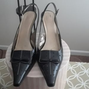Max de Carlo leather pumps